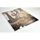 Lord of the Rings LOTR collectables comprising Mounted Large Film / Movie Poster.