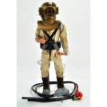 Original Action Man Deep Sea Diver, mostly complete as far as clothing. Generally good to very