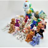 A large assortment of early issue TY Original Beanie Bears With original tags, appear excellent.