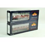 Bachmann 00 Gauge Model Railway issues comprising duo of passenger coaches. Appear very good to