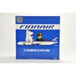 Inflight Models Diecast Model Aircraft comprising 1/200 Airbus A340-300 Finnair. Sold as a Factory