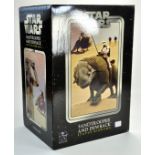 Star Wars Gentle Giant Sandtrooper and Dewback Statue. Appears not displayed hence complete and