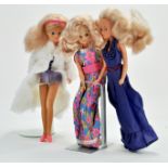 A trio of Daisy Dolls – Mary Quant, Model Toys Limited Hong Kong with blond hair. Good condition.