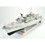 A further large and impressive, approx 1m long, scratch built model of a WW2 Torpedo Boat,