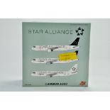 Fox Models Diecast Model Aircraft comprising 1/200 Airbus A320 Star Alliance. Sold as a Factory