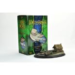 Lord of the Rings LOTR collectables comprising Sideshow WETA Bucklebury Ferry Polystone Diorama.