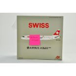 Fox Models Diecast Model Aircraft comprising 1/200 Airbus A320 Swiss. Sold as a Factory Return