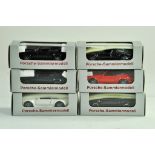 An interesting group of NZG diecast Porsche Models. Various colours. Excellent in boxes.