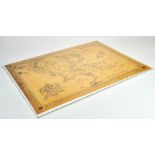 Lord of the Rings LOTR collectables comprising Mounted Large Film / Movie type Poster depicting