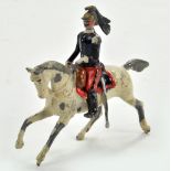 Britains early original 1915 Paris Office French Dragoon Mounted Officer. Generally good, albeit