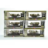 Wings Armor Collection Military Vehicles x 6, in boxes.