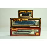 Mainline and Airfix Model Railway issues comprising trio of rolling stock. Appear excellent with