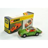 Corgi No. 382 Porsche Targa 911S in green. Appears very good to excellent in good box.