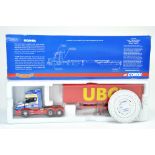 Corgi Diecast Model Truck issue comprising No. CC12816 Scania T Topline Container Trailer in the