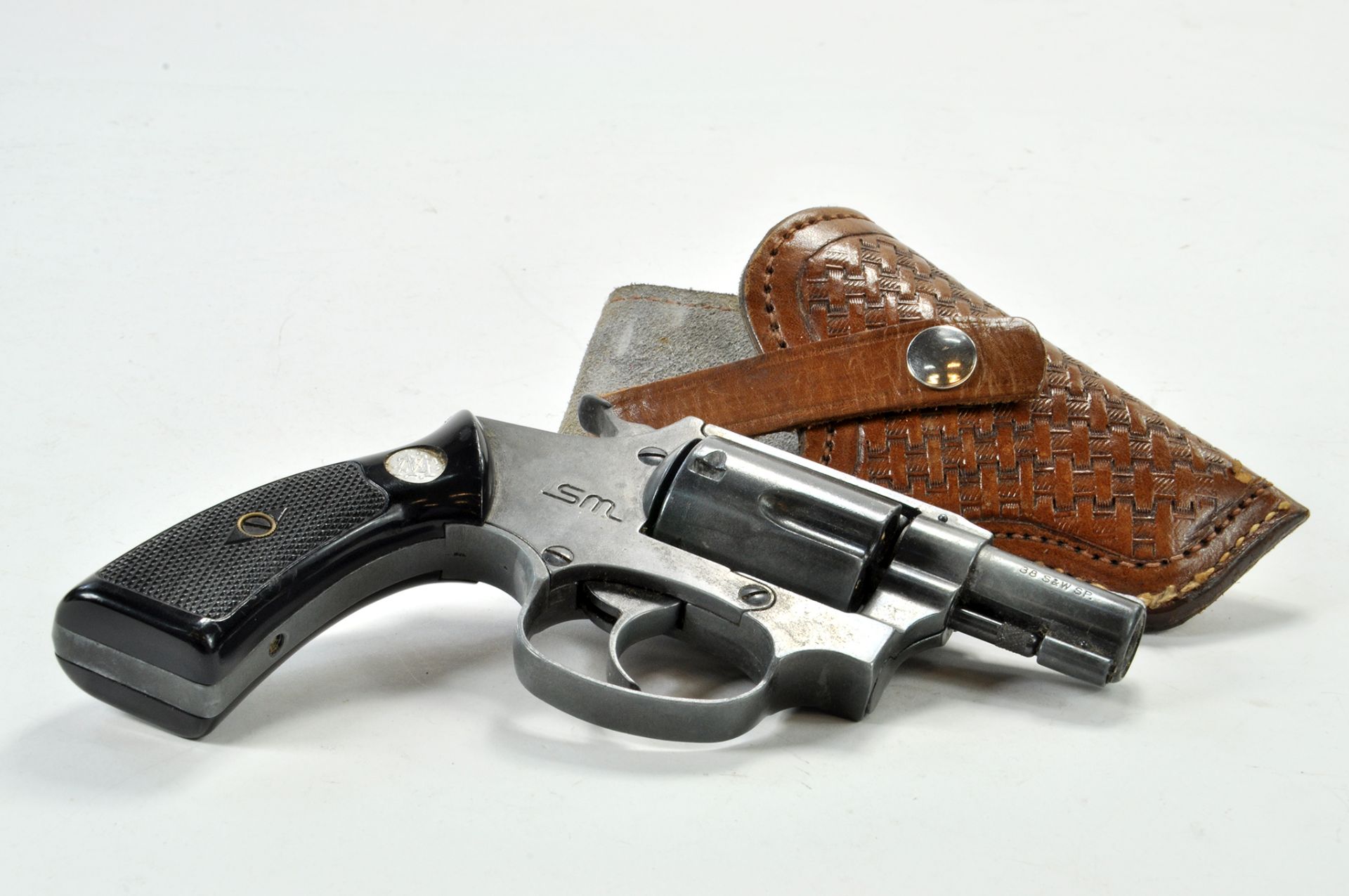 SM Smith and Weston Realistic Novelty Prop Replica Revolver / Pistol with Holster