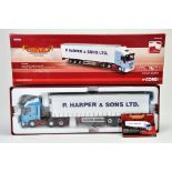 Corgi Diecast Model Truck issue comprising No. CC15006 Iveco Stralis Fridge Trailer in the livery of