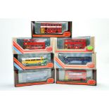 Seven Boxed EFE 1/76 Diecast Bus issues comprising various operators and liveries including Delaine.