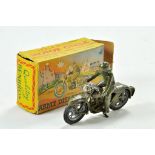 Benbros Army Dispatch Rider comprising green bike and rider. Some minor wear hence good to very good