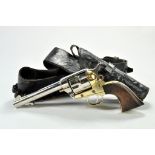 Single Action Army Realistic Novelty Prop Replica .45 Pistol Revolver with Holster