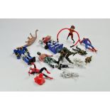 Group of 'Super Hero' Figures including Transformers.