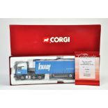 Corgi Diecast Model Truck issue comprising No. CC13812 Mercedes Actros Curtainside in the livery