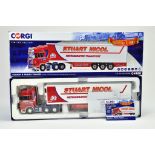 Corgi Diecast Model Truck issue comprising No. CC13750 Scania R Fridge Trailer in the livery of