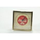 Scarce Vintage Coca Cola Desk Clock. Would benefit from a clean.