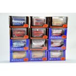 Group of 12 boxed EFE 1/76 Diecast Route Master issues in various operator liveries. Some code 3 and