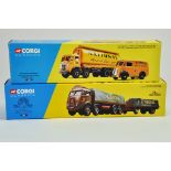 Corgi diecast truck issues comprising 'classics' - Foden National Benzole Set plus Atkinson 8