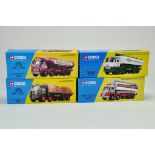 Corgi diecast truck issues comprising 'classics' - Four boxed issues including trio of tankers.