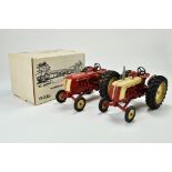 Trio of Ertl 1/16 model farm issues comprising Cockshutt Coop Tractors. Unboxed examples very