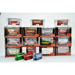 Group of 15 boxed EFE 1/76 Diecast (mostly) Route Master issues plus 3 unboxed in various operator