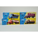 Corgi diecast truck issues comprising 'classics' - Four boxed issues including duo of tankers Inc.