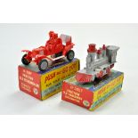 ELM (Hong Kong) Push and Go Friction Driven Plastic issues comprising Stanley Steamer and Old