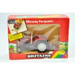 Britains 1/32 Farm issue comprising Massey Ferguson MF 595 tractor with rear attachment.