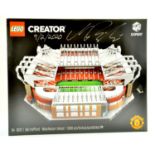 Lego Creator Set No. 10272 Old Trafford Manchester United Stadium. Signed by the Set Designer at the