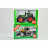 Siku 1/32 Farm tractor duo comprising Fendt 930 Vario plus JCB Fastrac 2150. Excellent in boxes.