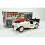 Grandstand, Made in Japan 1/10 Plastic Jaguar 100SS Radio Controlled Car in White. Superb example is