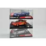 Ninco Slot Car issues comprising Mercedes, VW Beetle and BMW. Appear very good to excellent with