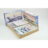 Trumpeter duo of 1/48 model aircraft kits comprising Sabres. Both appear complete with extras.
