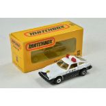 Matchbox Superfast No. 44 - Japanese Issue - Made in Macau - Nissan Fairlady Police Car. Excellent