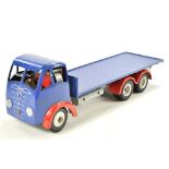 Shackleton Large Scale Mechanical Foden Flat Bed Lorry in Royal - Dark Blue. Lovely bright example