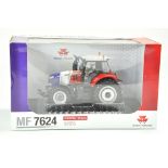 Universal Hobbies 1/32 Farm issue comprising Massey Ferguson MF7624 French Flag Tractor.