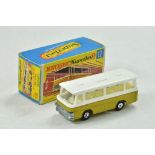 Matchbox Superfast No. 12b Setra Coach with metallic gold and white interior. Narrow wheels.