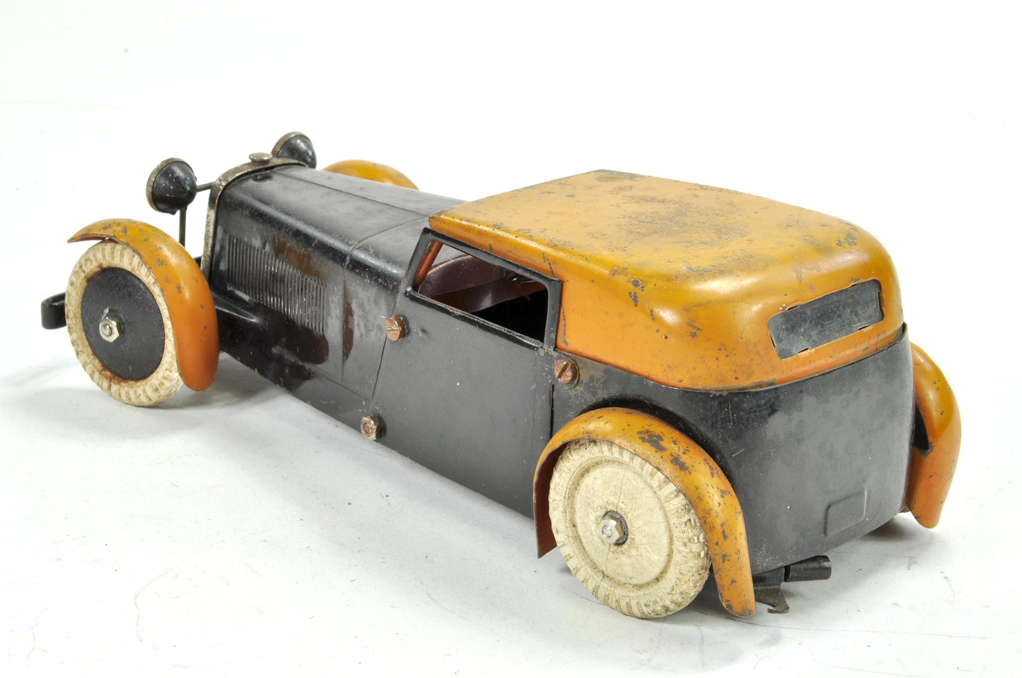 Meccano Vintage Constructor Car - Black and Red. A nice example, with some non-period components - Image 2 of 4
