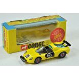 Corgi Toys 'Whizzwheels'. No. 344 Ferrari Dino Sports 206. Yellow body with black doors and rear