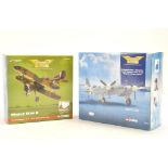 Corgi Aviation Archive Diecast Aircraft issue duo comprising Gloster Gladiator and DH Mosquito.