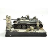 Impressive Diorama Military scene with Tank and Figures. A lovely well detailed piece.
