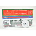 Corgi 1/50 Diecast Truck issue comprising No. CC13415 MAN TGA XXL Curtainside in the livery of Eddie