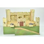 Compositional, Wooden Vintage Toy Fort / Castle. Some expected wear but looks to be complete.
